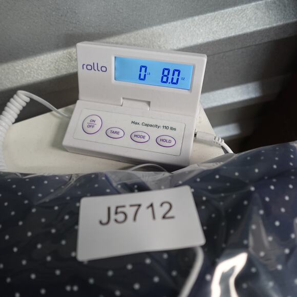 Ralph Lauren Pajama Top Womens Medium Monogrammed Polka Dot Navy Button Up Cozy - Picture 9 of 9